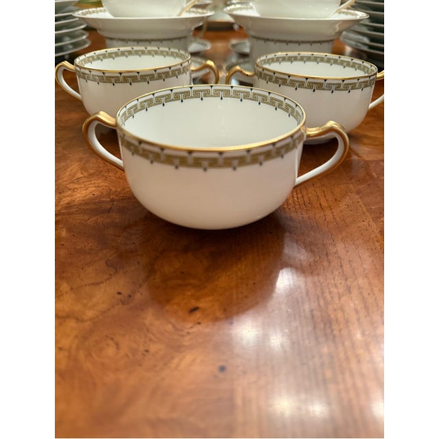 Haviland & Co. Limoges “Albany” Greek Key French Porcelain For Sale In Kansas City - Image 6 of 6