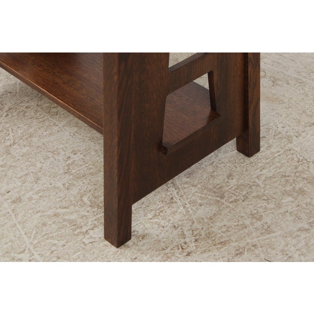Stickley Mission Oak Oval Table For Sale - Image 9 of 15