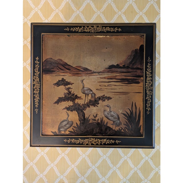 Mid 20th Century Pair of Small Vintage Asian Style Tables For Sale - Image 5 of 12