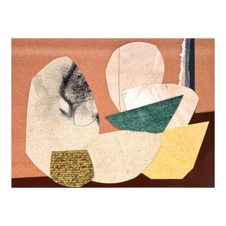 "New Directive 5" Original Mixed-Media Collage on Paper by Zac Woodiel For Sale