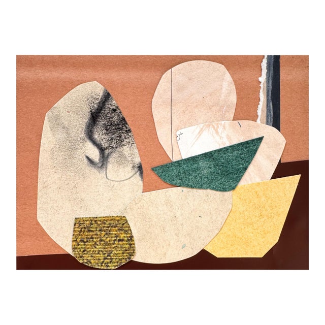 "New Directive 5" Original Mixed-Media Collage on Paper by Zac Woodiel For Sale