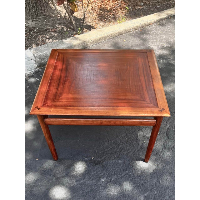 Drexel Parallel Mid Century Modern Coffee Table With Butterfly Joint | ‘Parallel’ Collection by Barney Flagg for Drexel Furniture For Sale - Image 4 of 12