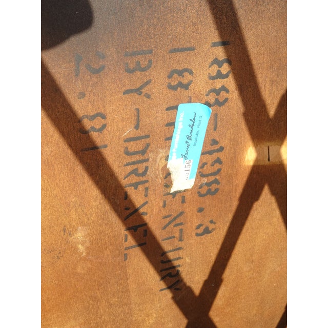 Unique Coffee Table in Good Vintage Condition. There are some smudges on the table top. And there is wear on the finish...