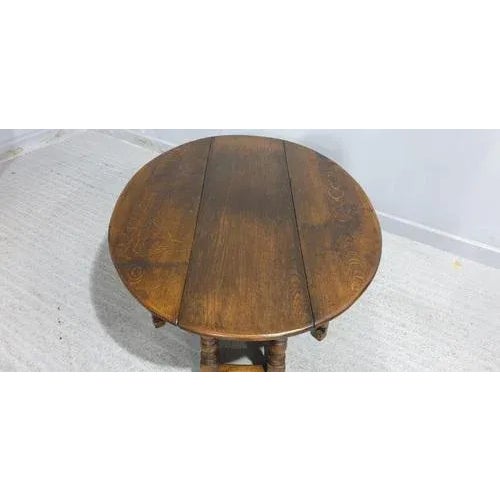 Oval Oak Coffee Table For Sale - Image 9 of 10