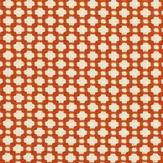 Schumacher X Celerie Kemble Betwixt Fabric in Spark/Ivory For Sale