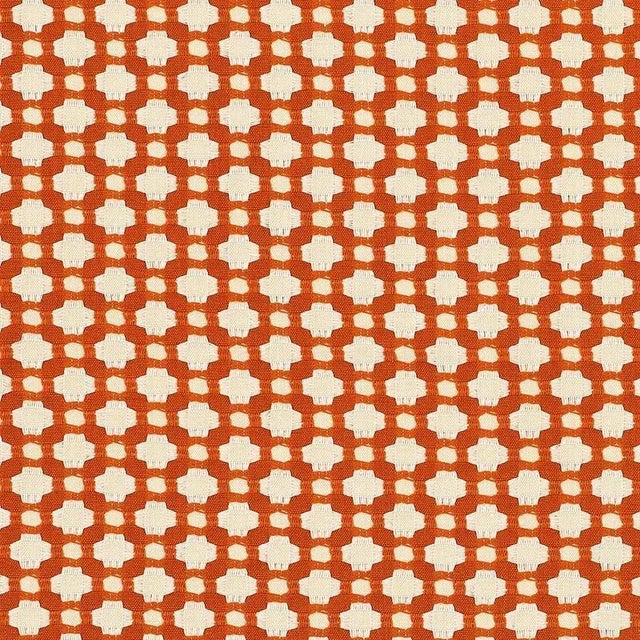 Schumacher X Celerie Kemble Betwixt Fabric in Spark/Ivory For Sale