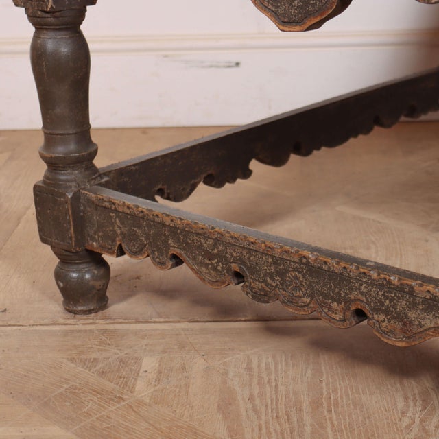Wood Danish Painted Coffee Table For Sale - Image 7 of 12