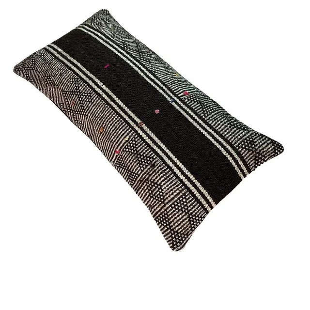 Textile Vintage Turkish Kilim Cushion Cover, 1970s For Sale - Image 7 of 11