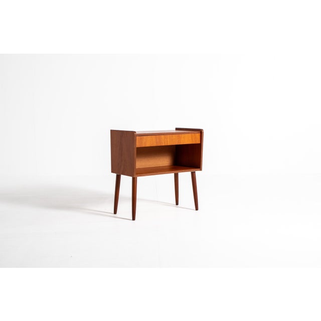 Mid-Century Modern Danish Teak Bedside Table, 1960s For Sale - Image 9 of 9