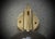 Mid-Century Modern Art Deco Murano Glass and Brass Wall Light, 2000 For Sale - Image 3 of 8
