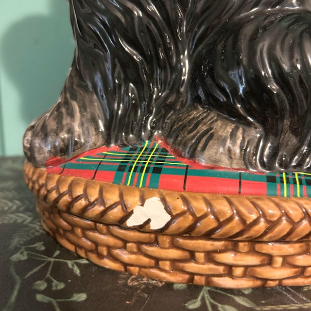Jeffrey Banks Home David’s Cookies Scottish Terrier Scottie Cookie Jar For Sale - Image 10 of 12