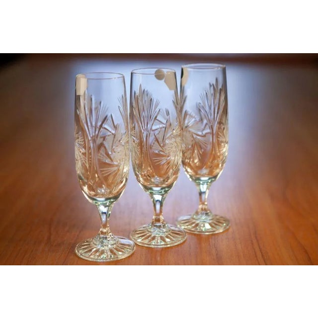 170 ml Champagne Glasses by Huta Julia, Set of 6 For Sale - Image 4 of 11