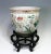 Large Chinese White Enamelled Porcelain Lotus Pond Planter / Jardiniere, Goldfish, Ducks and Flowers (Republic Period) For Sale In Tampa - Image 6 of 15