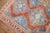 Folk Art Vintage Zabihi Collection Caucasian Kazak Square Accent Size Rug - 4'3" x 5'1" For Sale - Image 3 of 9