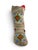 Child-sized Native American beaded leather high-top moccasin boots crafted from soft tan hide with colorful geometric...