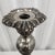 Vintage Silverplate Candlestick With Embossed Floral Motifs · Made in India For Sale - Image 4 of 9