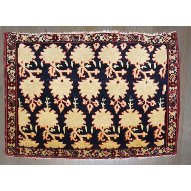 Early 20th Century Zabihi Collection Persian Jozan Sarouk Rugs - A Pair - 1'8" x 2'6" For Sale In New York - Image 6 of 7