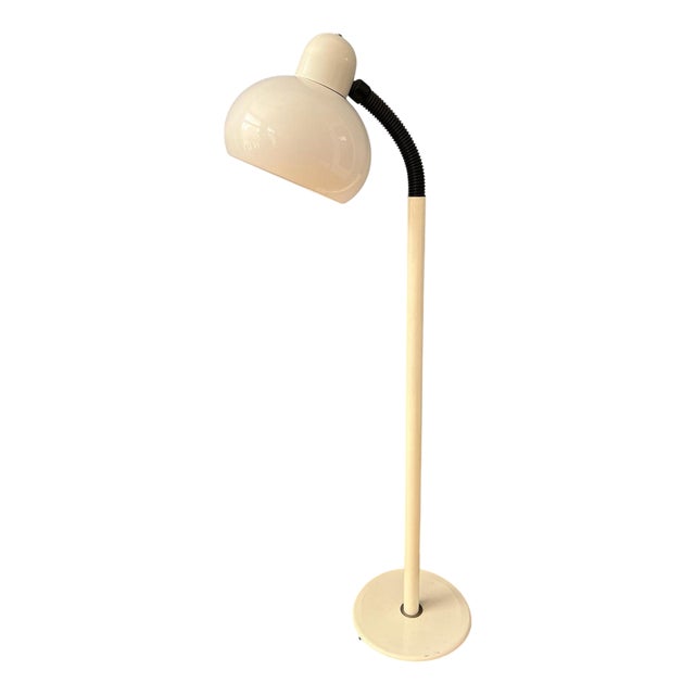 Mid-Century Space Age White Mushroom Floor Lamp from Hala Zeist For Sale
