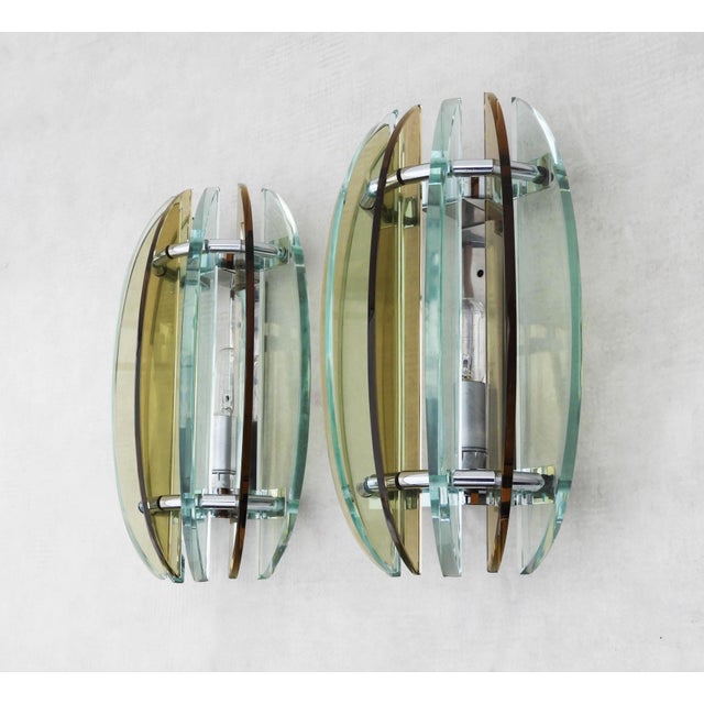 Mid-Century Modern Wall Lights from Veca, Italy, 1970s, Set of 2 For Sale - Image 3 of 13