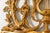 1940s Italian Carved Wood Wall Mantel Gilt Mirror For Sale - Image 5 of 10