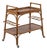Bamboo and Wood Serving Cart, 1960s For Sale