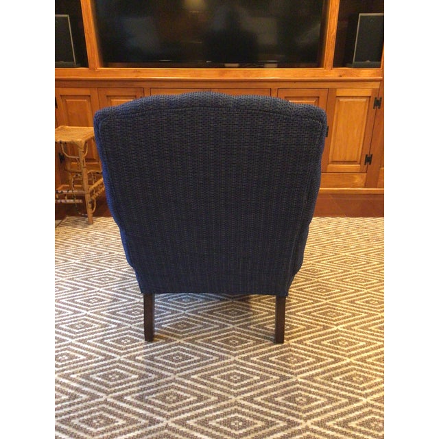 Contemporary Perennials Fabric/ Lee Industries Slipper Chair Chairish