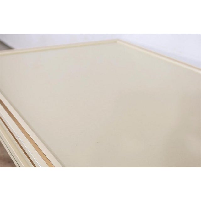 Metal Coffee Table and Sofa End by Pierre Vandel, 1970s, Set of 2 For Sale - Image 7 of 18