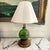 Vintage Nautical Ship in a Bottle Table Lamp With Green Glass Maritime Diorama For Sale In Los Angeles - Image 6 of 10
