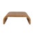Contemporary Mid 20th Century Large Oak Waterfall Coffee Table For Sale - Image 3 of 7