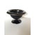 Metal Art Deco Black Glass Candy Dish With Sterling Silver For Sale - Image 7 of 8