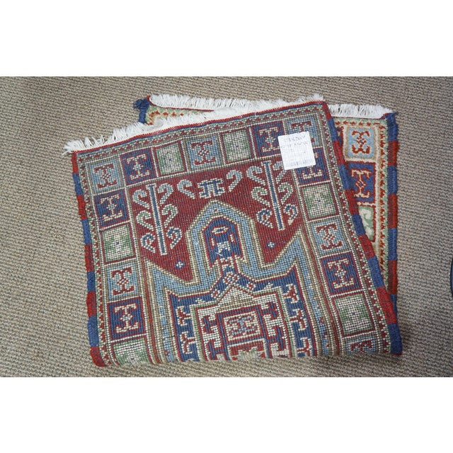 Platinum Vintage Indian Platinum Tribal Wool Rug Runner Carpet Mat 26" X 48" For Sale - Image 8 of 11