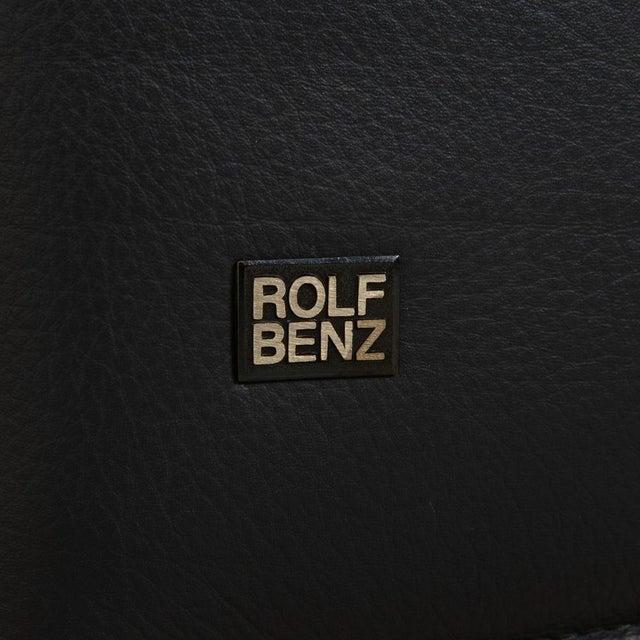 Model 7400 Chairs in Grey Leather from Rolf Benz, Set of 6 For Sale - Image 9 of 14