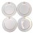 Set X 4 the Polo Restaurant Lenox China Dinner Plates For Sale