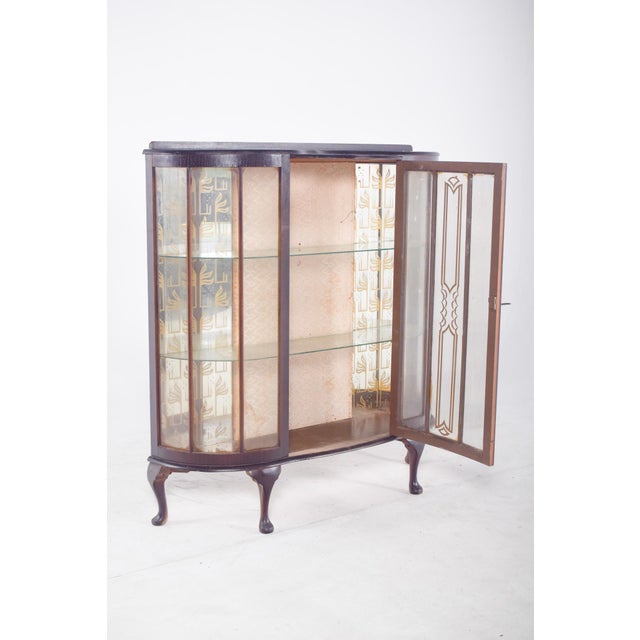Portuguese Glass Front Display Cabinet, 1890s For Sale - Image 5 of 11