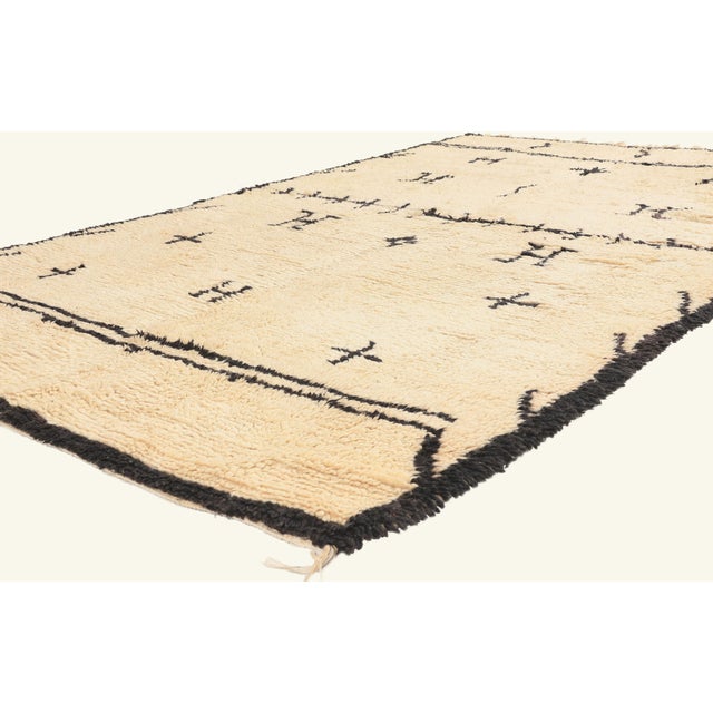 22021 Vintage Azilal Moroccan Rug, 06'03 x 08'07. The Free Spirit's Legacy: A Vintage Azilal Moroccan Masterpiece of...