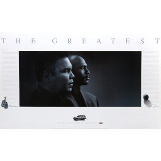 The Greatest: Muhammad Ali and Michael Jordan, Jim Secreto Poster For Sale
