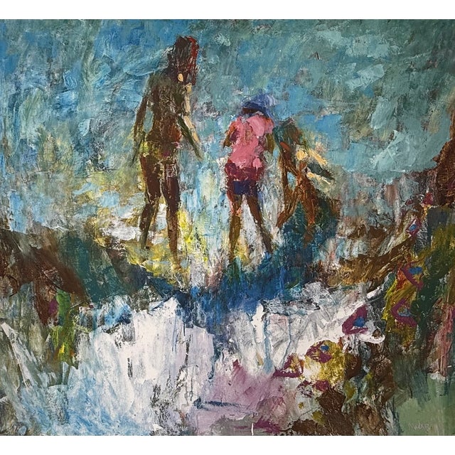 Artist: Randy Moberg Title: "Kids at the Beach" Edition Number: Artist Proof Paper Type: Somerset Textured Print Type:...