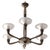 Art Deco Chandelier in Silver-Plated Bronze, France, 1920s For Sale - Image 10 of 10