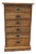 Shallow Pine Filing Drawers, 1800s For Sale