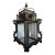 Antique Gothic Medieval Spanish Revival Pierced Metal Electric Lantern For Sale
