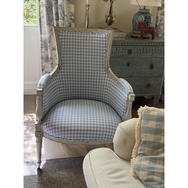 Antique Gustavian Bergeran Chairs, 1850, Set of 2, in Good conditions. Designed before 1890