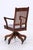 Vintage Wooden Swivel Office Chair For Sale - Image 12 of 15
