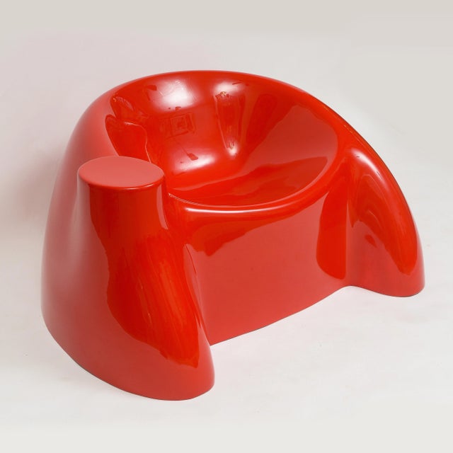 Wendell Castle Mid 20th Century Wendell Castle Fiberglass Chair For Sale - Image 4 of 10
