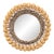 Vintage Shell Encrusted Round Wall Mirror For Sale