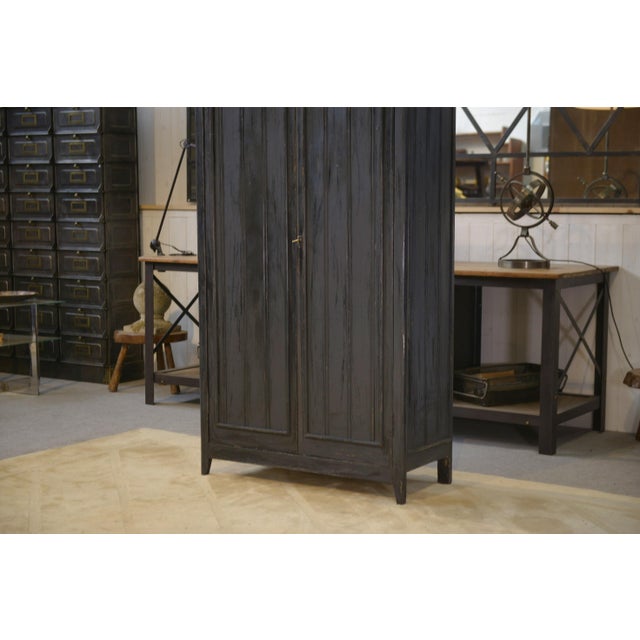 Vintage Patinated Wardrobe, 1950s For Sale - Image 4 of 15