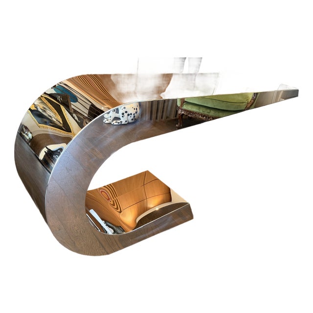 Italian Mid Century Modern Console Table . For Sale