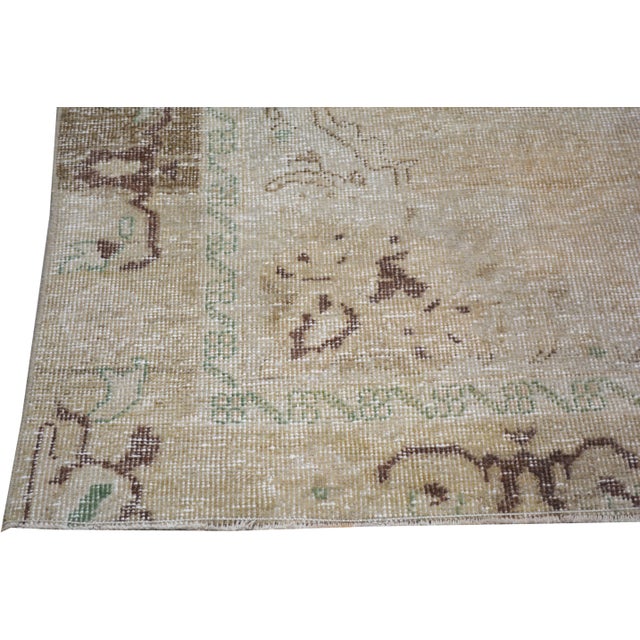 Turkish Vintage Turkish Anatolian Hand Knotted Wool Rug, 5'10''x10'1'' For Sale - Image 3 of 5
