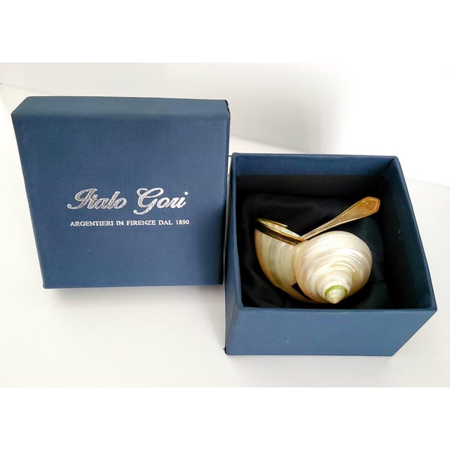 Caviar Dish by Scully & Scully Sterling Silver 925 Hallmarked & Spoon Seashell Shell For Sale - Image 17 of 17