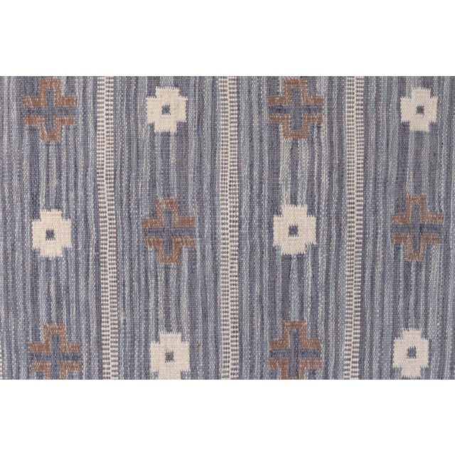 Mid-Century Swedish Kilim from GK, 1960s For Sale - Image 6 of 8