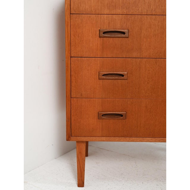 Scandinavian Teak Chest of Drawers, 1960s For Sale - Image 6 of 11